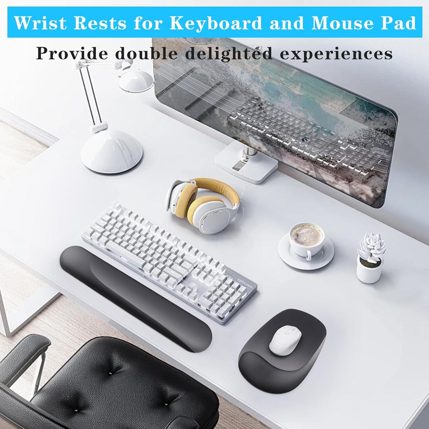 Soporte de Reposamuñecas Ergonómico CFHYZAZNCL - Gel y Lycra