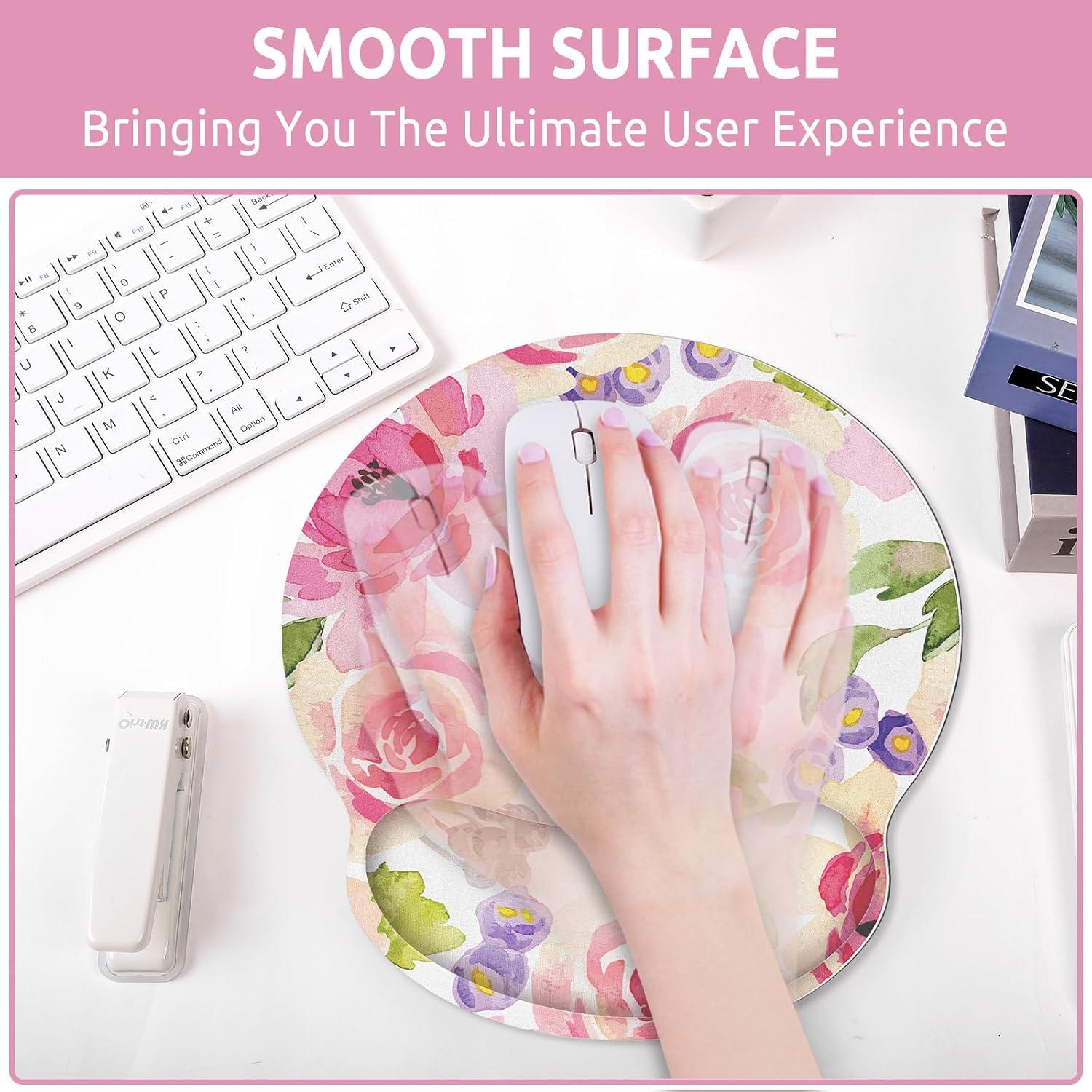 Alfombrilla de Ratón Ergonómica Zuozee con Reposamuñecas de Gel