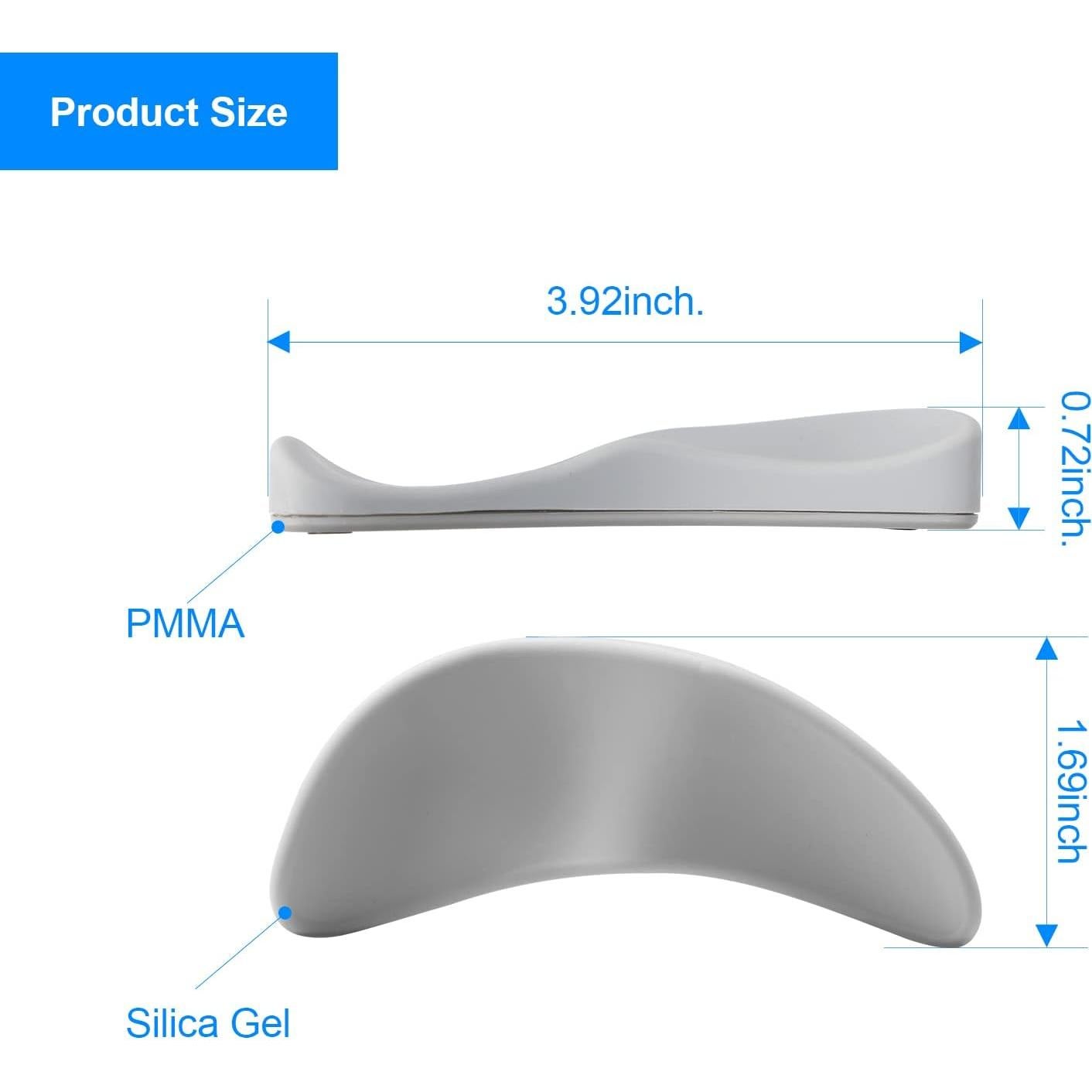 Soporte Ergonómico para Muñeca de Ratón Flohayo - 2 Piezas