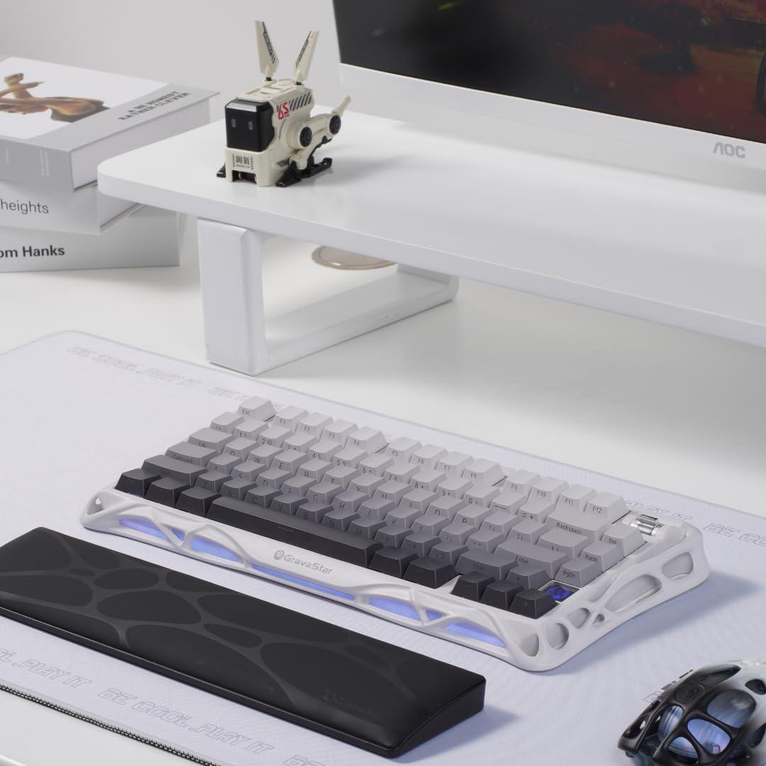 Reposamuñecas Ergonómico GravaStar para Teclado - Negro