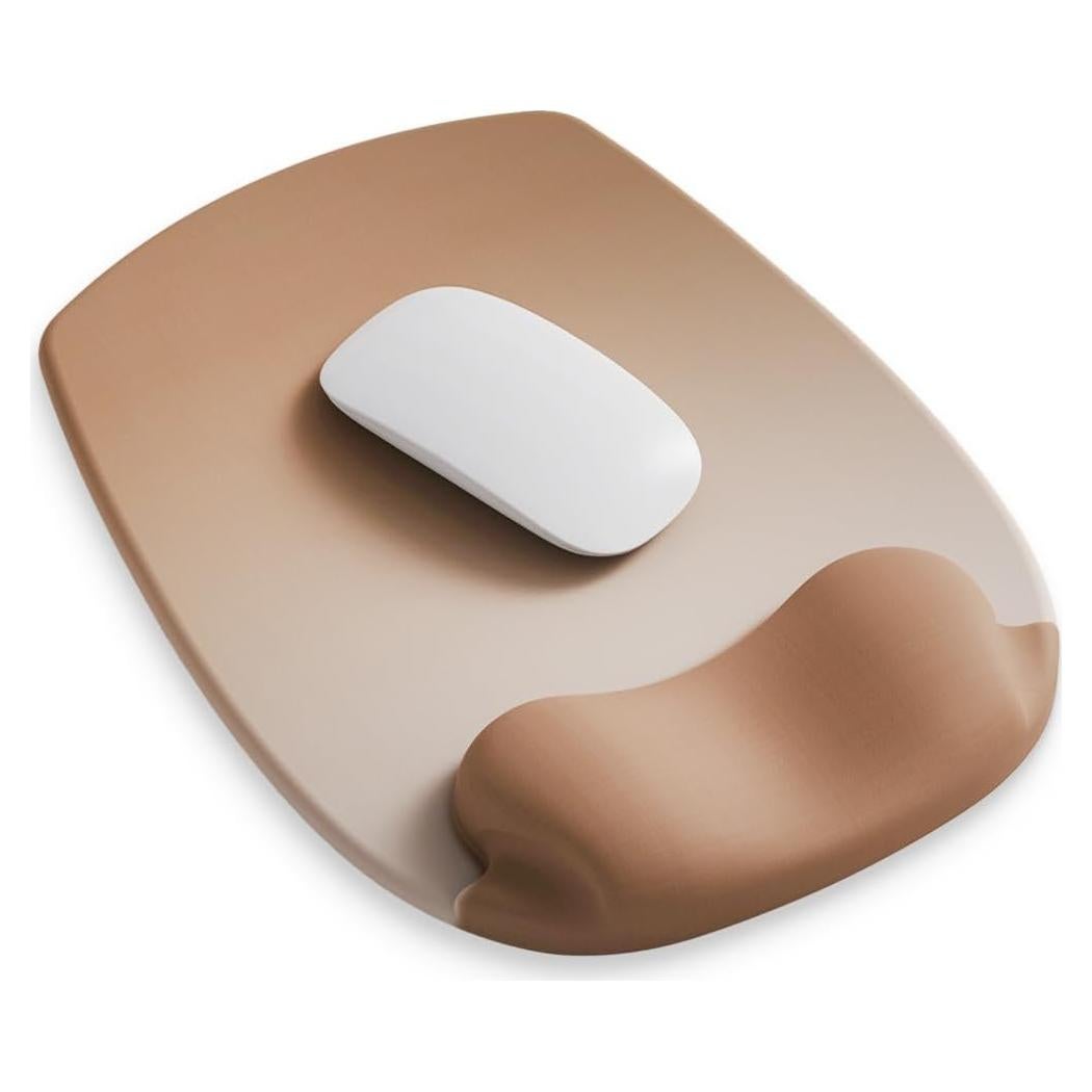 Reposamuñecas Ergonómico DEMON CHEST Gel 26.5x19.1cm Mocha