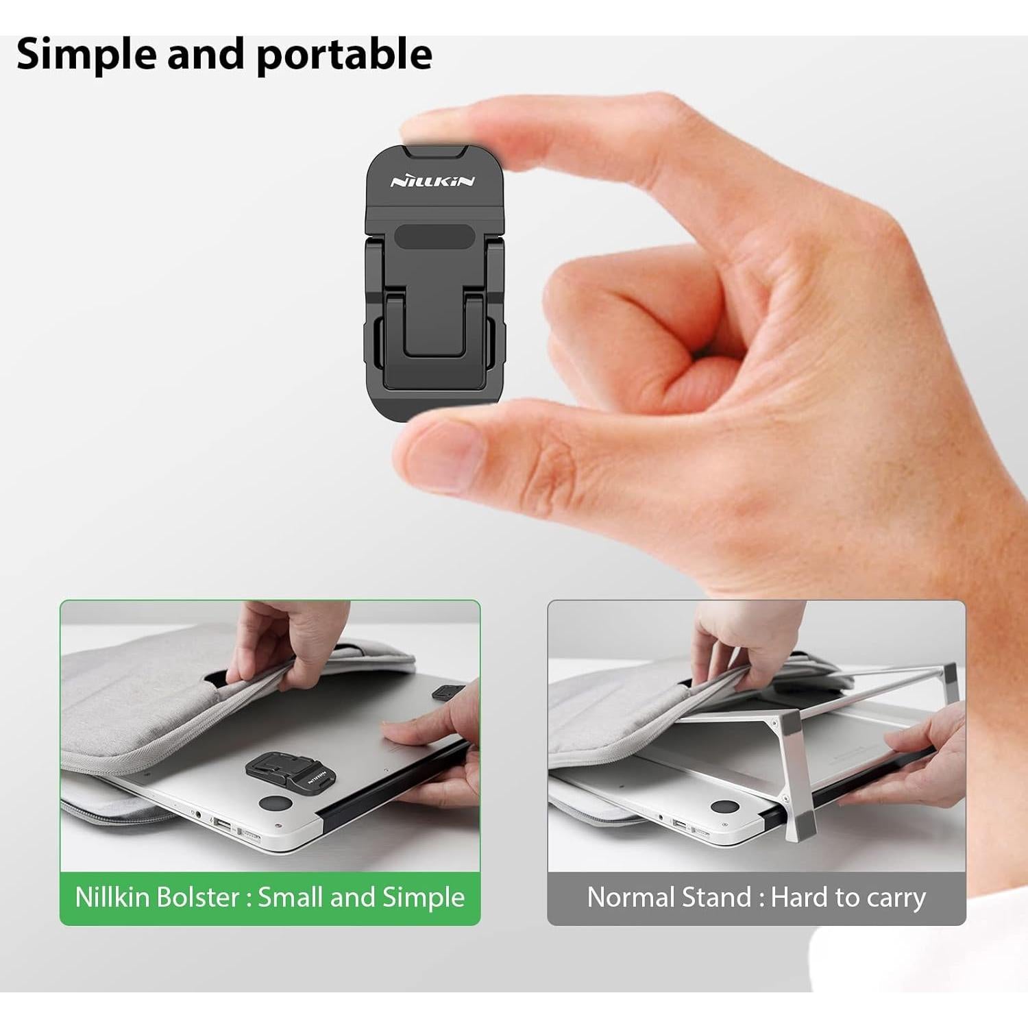 Soporte Portátil para Laptop Nillkin Bolster Plus Negro 10-17"