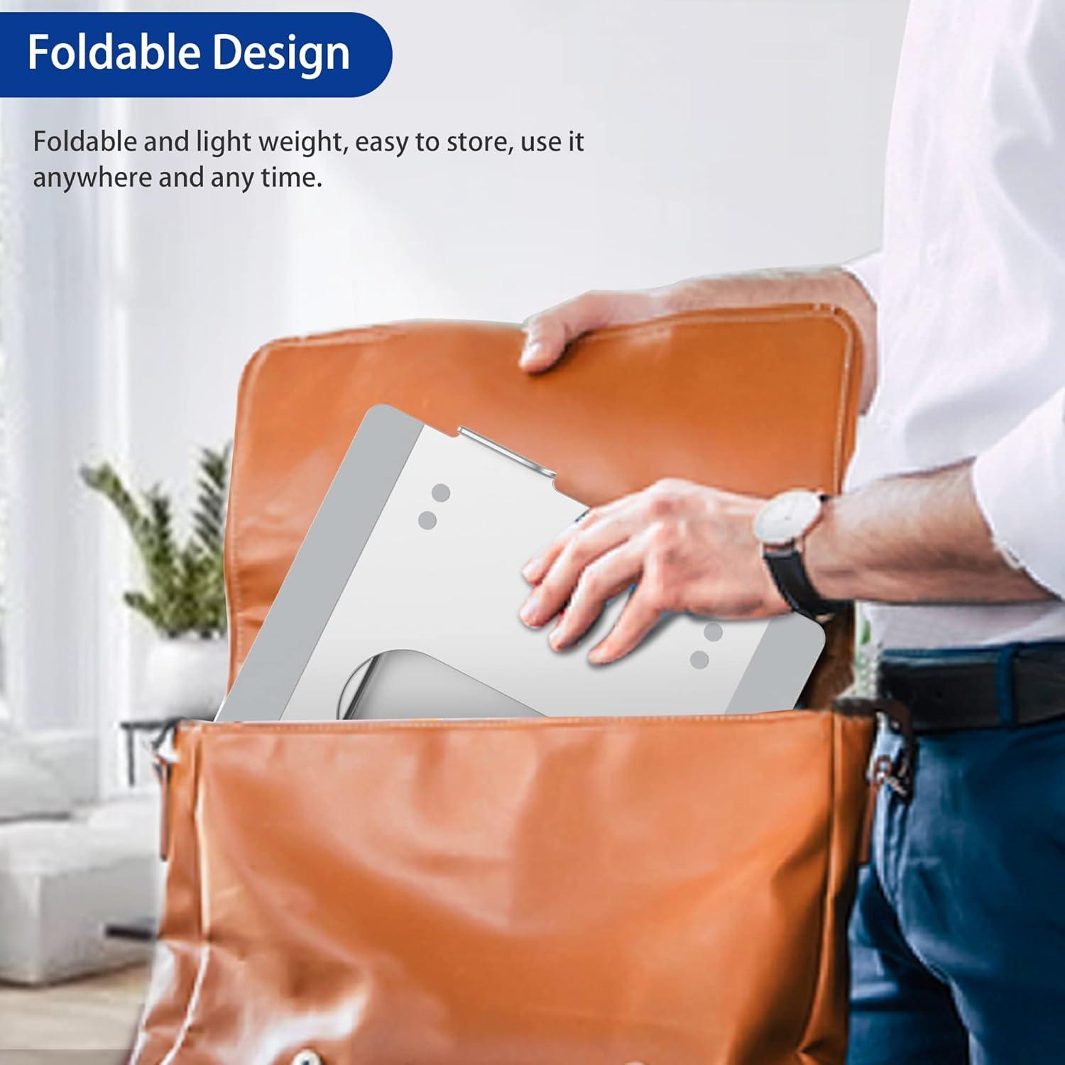 Soporte de Laptop Ajustable BESIGN LS10 de Aluminio Plata 10-14"