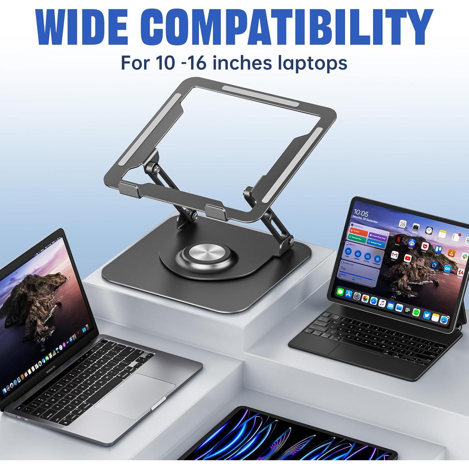 Soporte para Laptop JOYEKY Ajustable 360° Plegable 10-16"