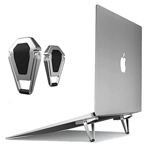 Soporte Ergonómico para Laptop y Teclado Aluminio 2Pcs