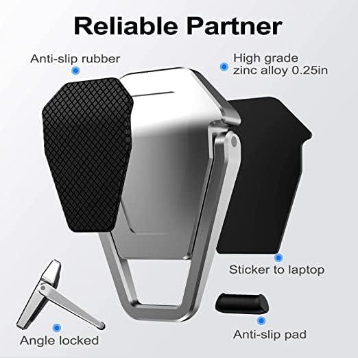 Soporte Ergonómico para Laptop y Teclado Aluminio 2Pcs