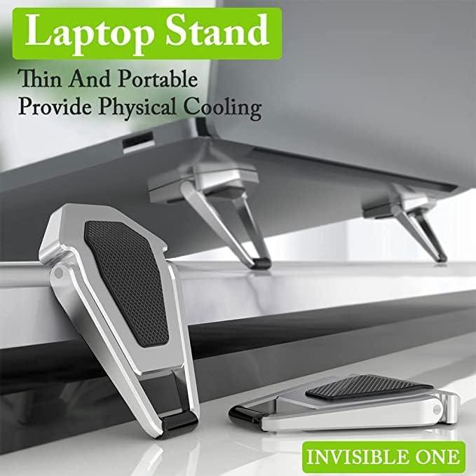 Soporte Ergonómico para Laptop y Teclado Aluminio 2Pcs