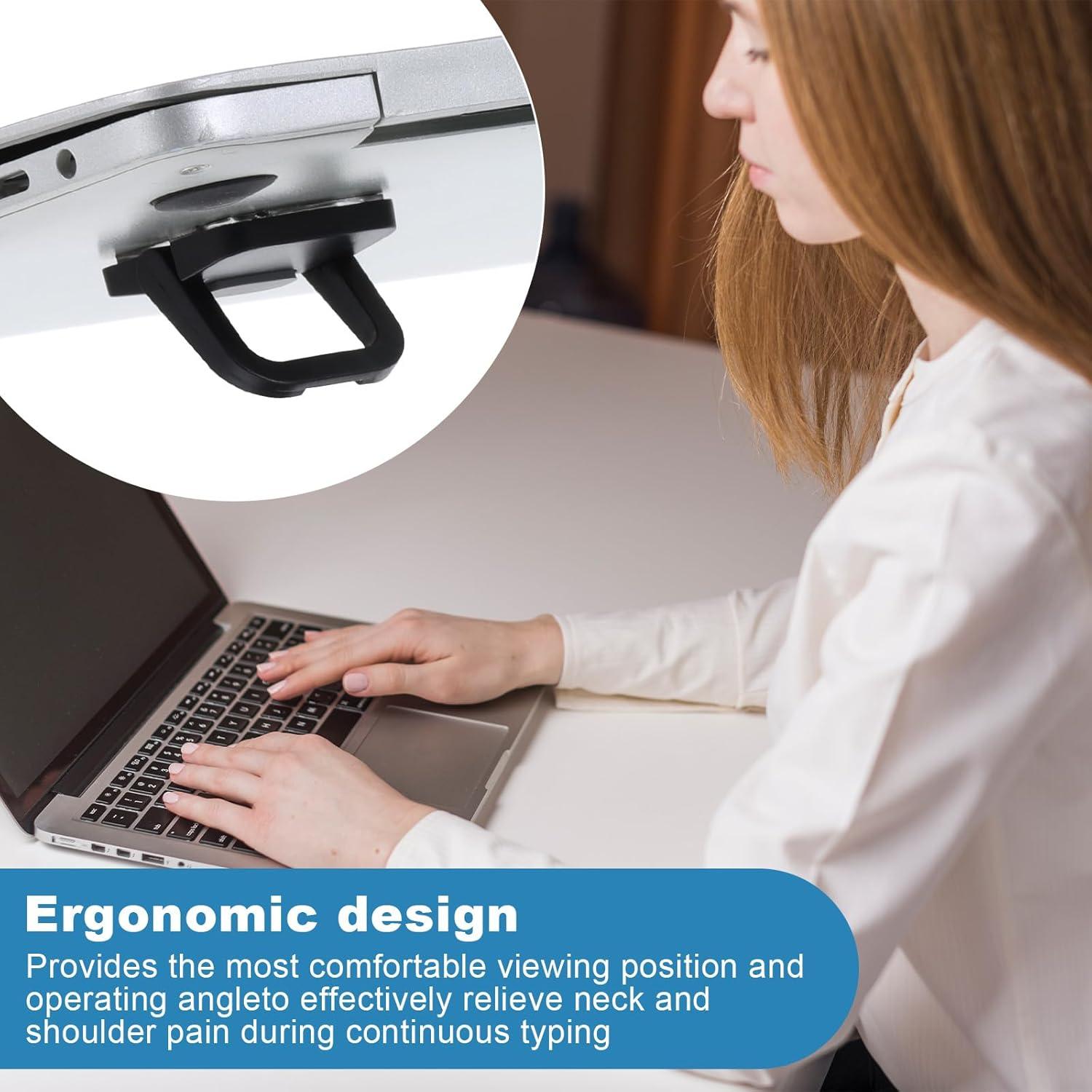 Soporte de Teclado Plegable Vin Beauty - 2 Piezas ABS Negro