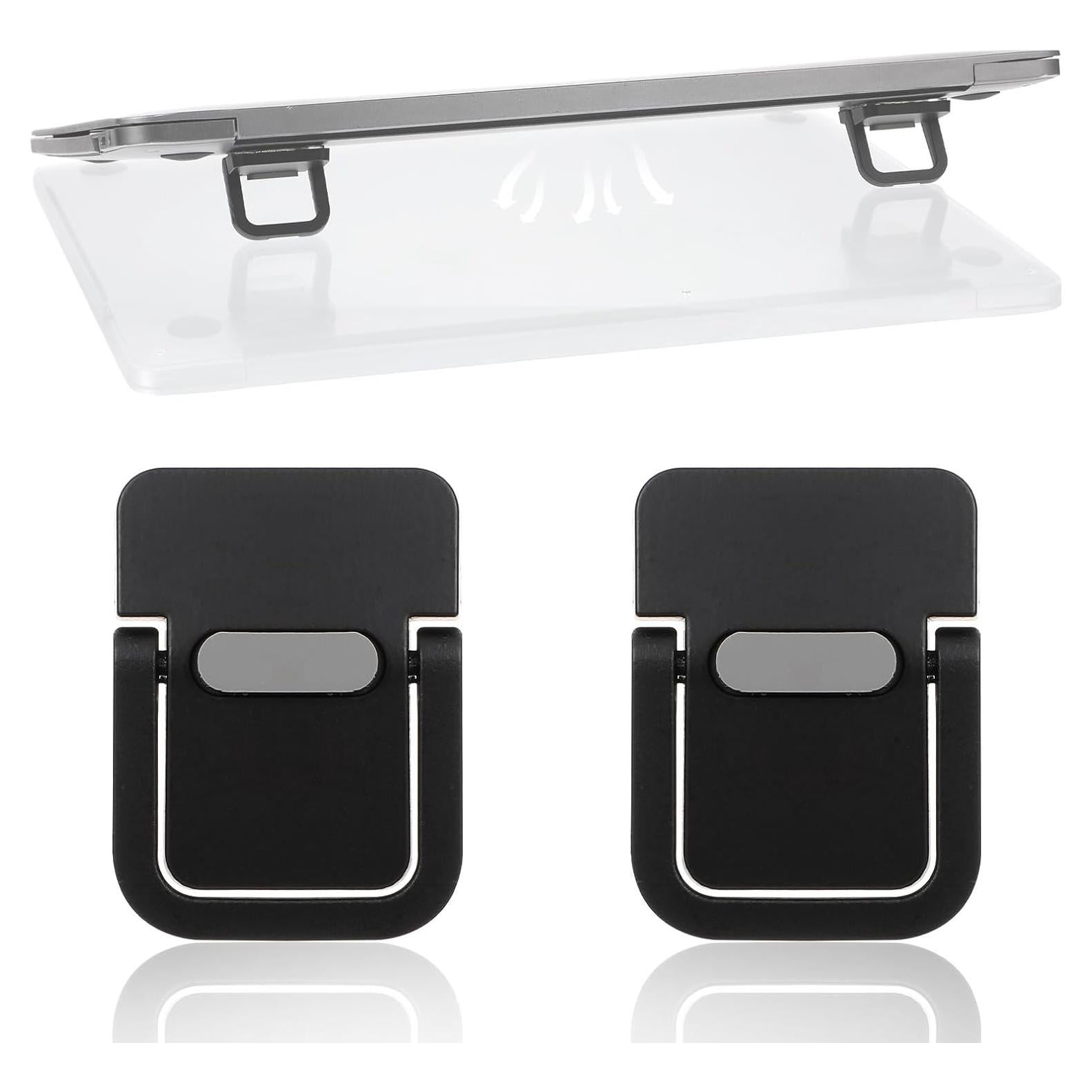 Soporte de Teclado Portátil Mabor 2 Pcs Aluminio Negro