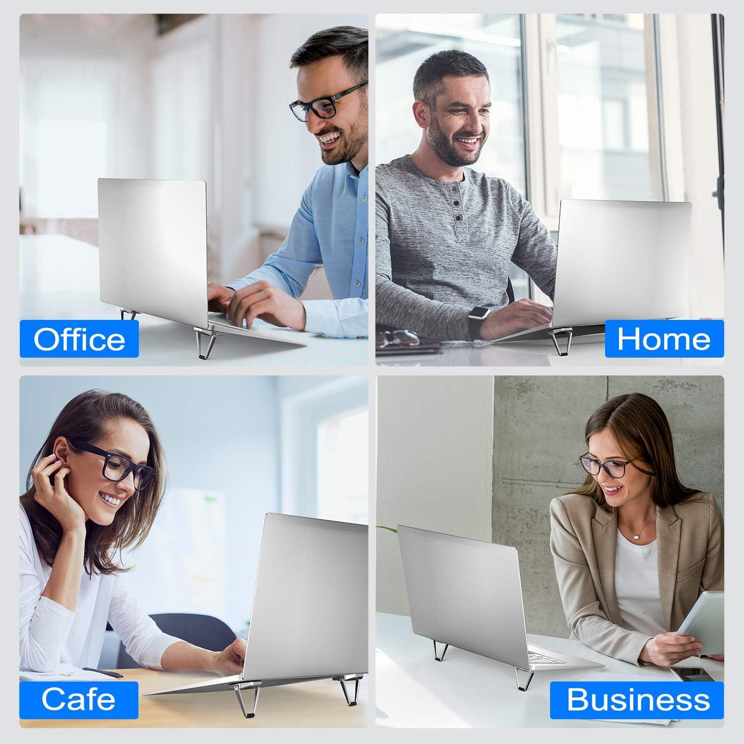 Soporte Elevador para Laptop ZELMINE ZL-LS Antideslizante 3.81 cm