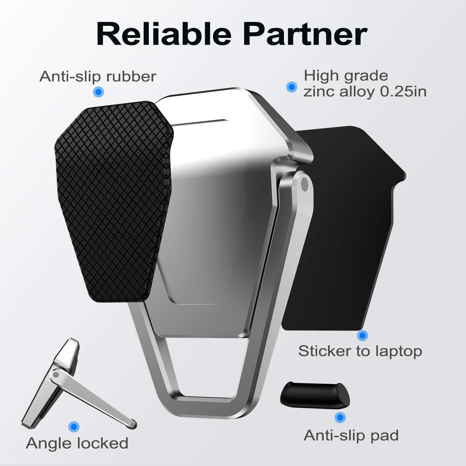 Soporte Elevador para Laptop ZELMINE ZL-LS Antideslizante 3.81 cm