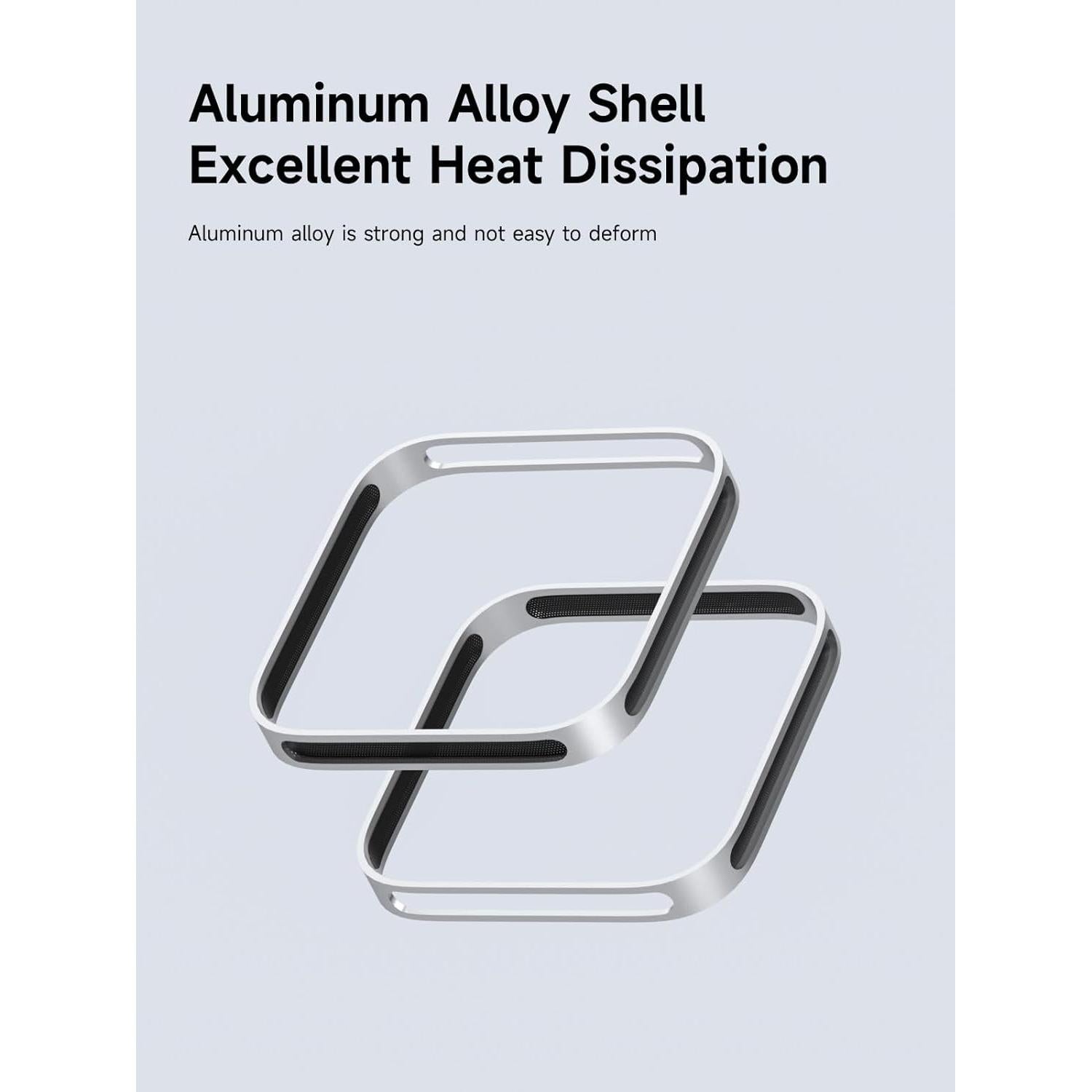 Soporte de Escritorio Hagibis para Mac Mini M4 Pro - Aluminio, Antideslizante