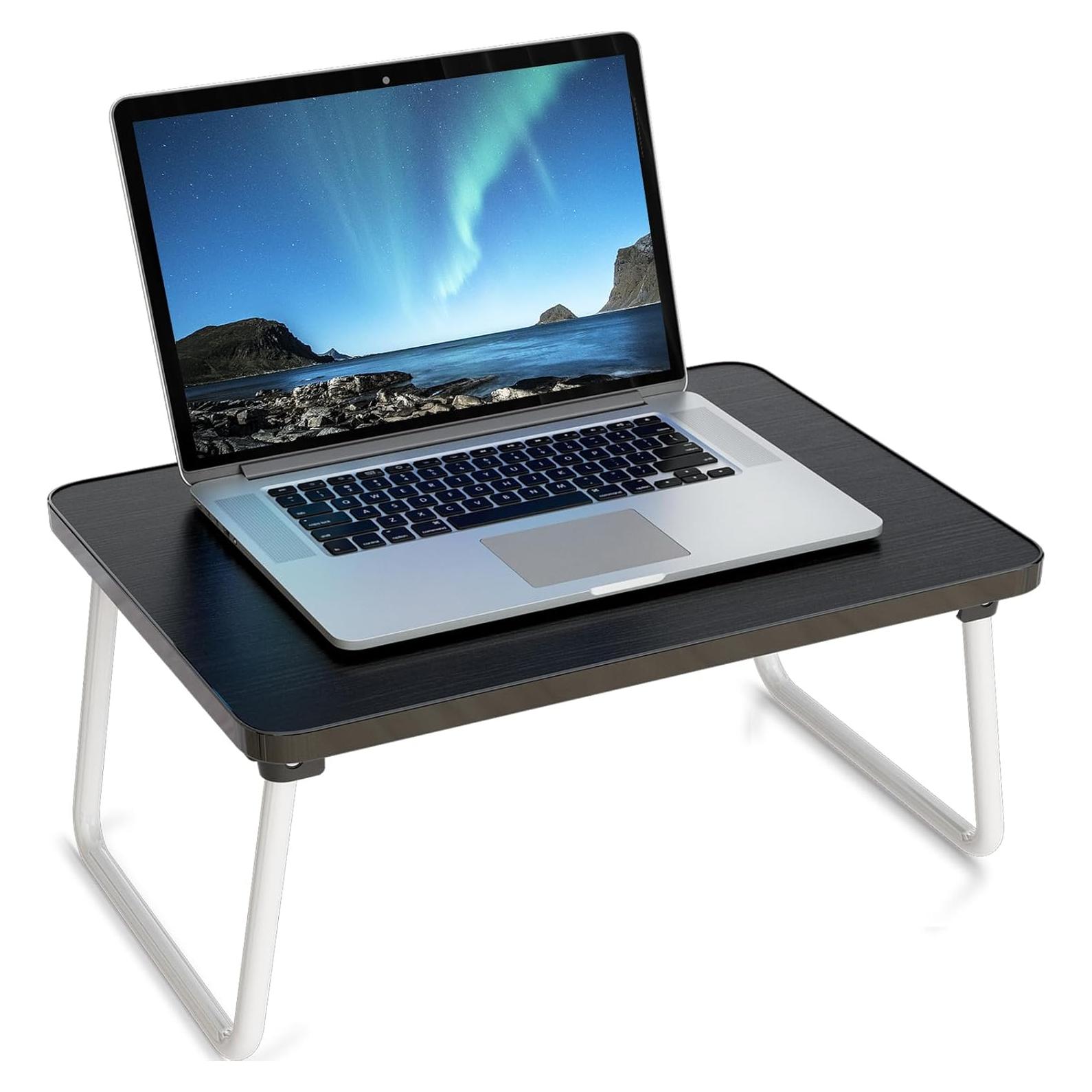 Mesa de Regazo Plegable Youpehom Negra para Portátil 43 cm