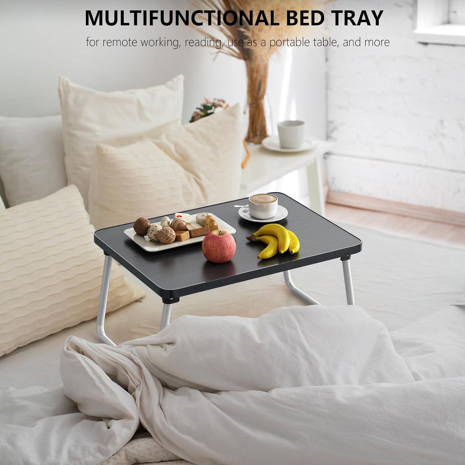 Mesa de Regazo Plegable Youpehom Negra para Portátil 43 cm