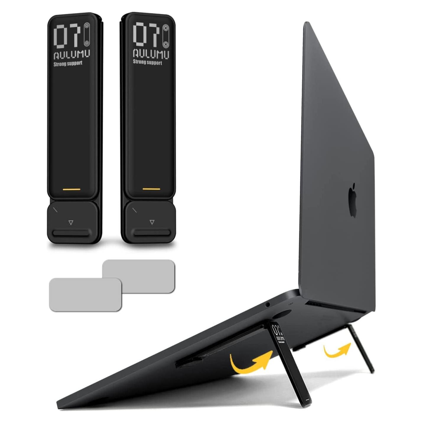 Soporte Plegable para Laptop Aulumu G07 Ergonómico Negro