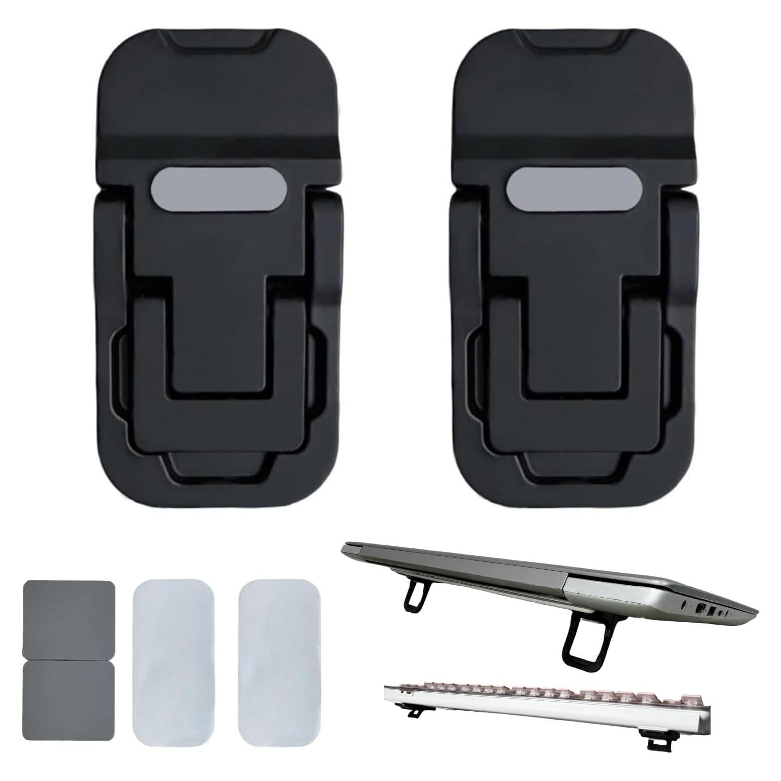 Soporte para Laptop OHNAKON Plegable Antideslizante 10-17" Negro