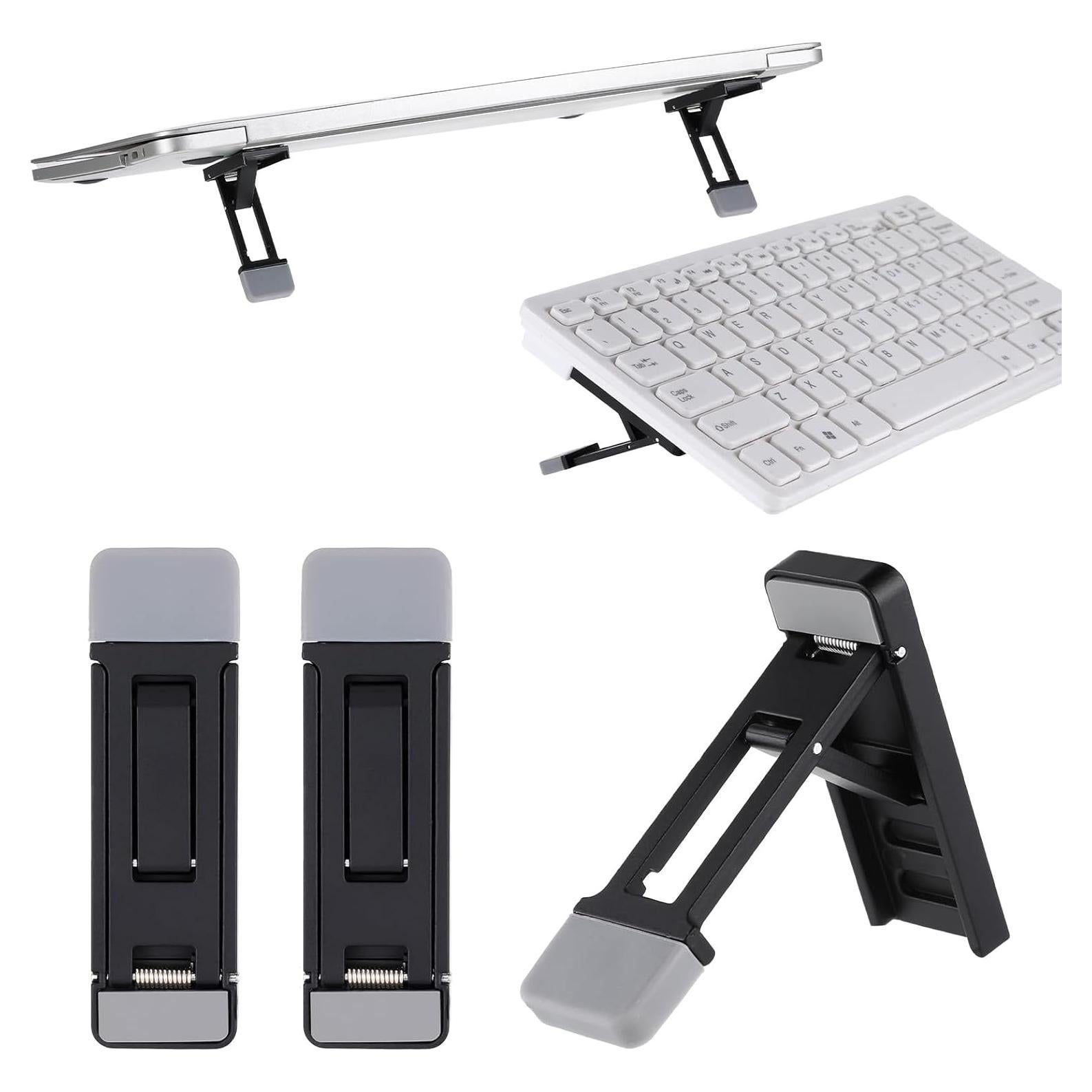 Soporte de Teclado Portátil Aphumedc Ajustable 3 Ángulos Negro