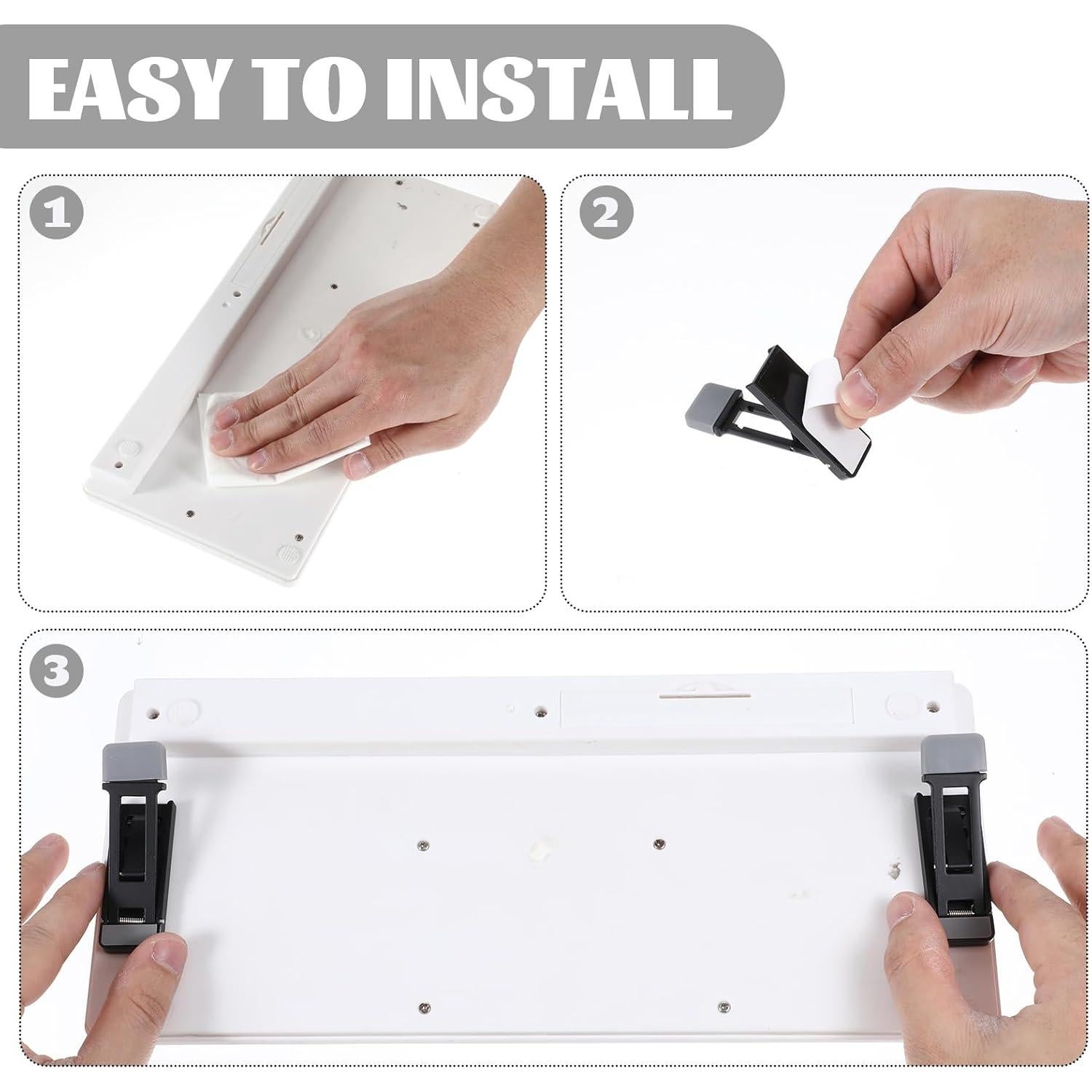 Soporte de Teclado Portátil Aphumedc Ajustable 3 Ángulos Negro