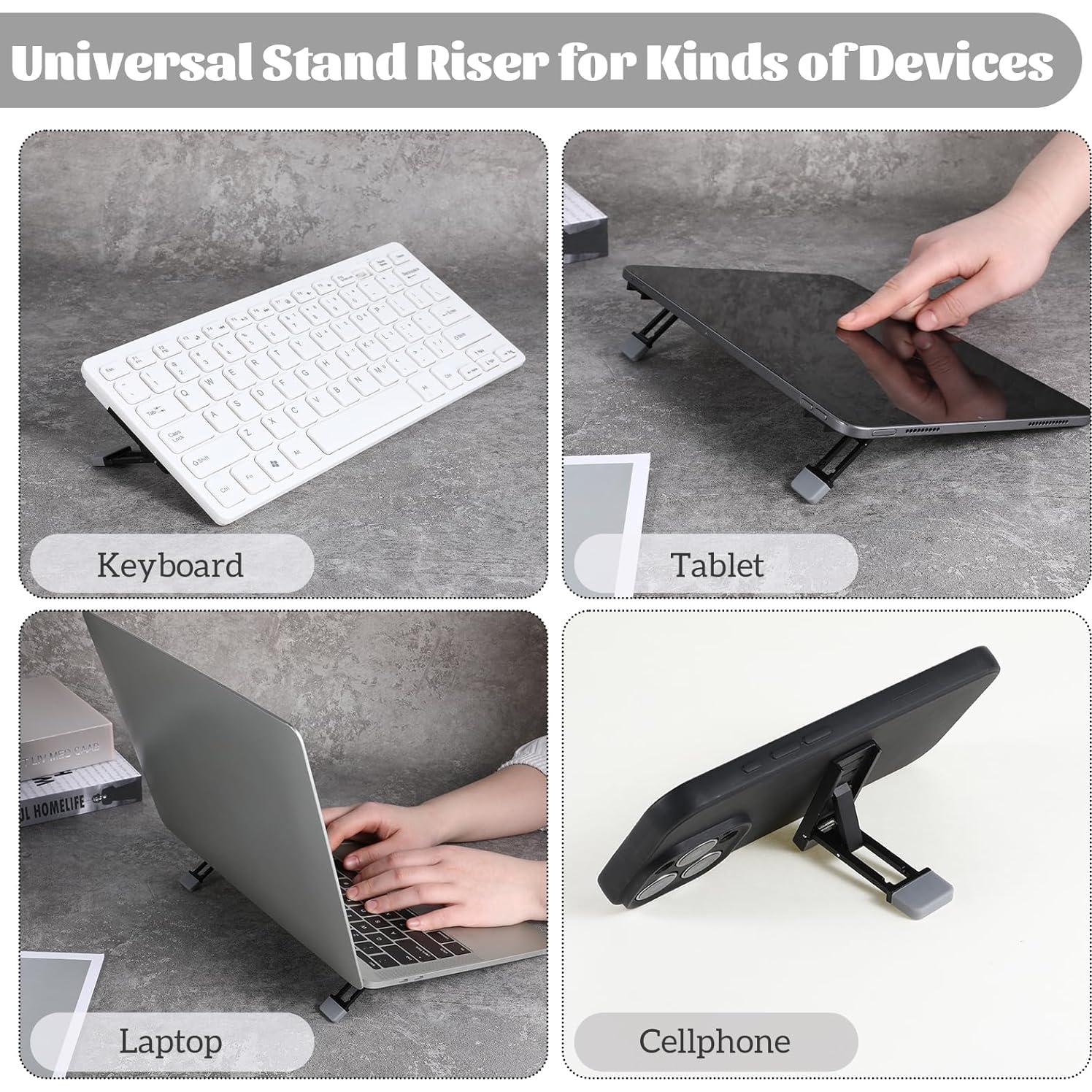 Soporte de Teclado Portátil Aphumedc Ajustable 3 Ángulos Negro