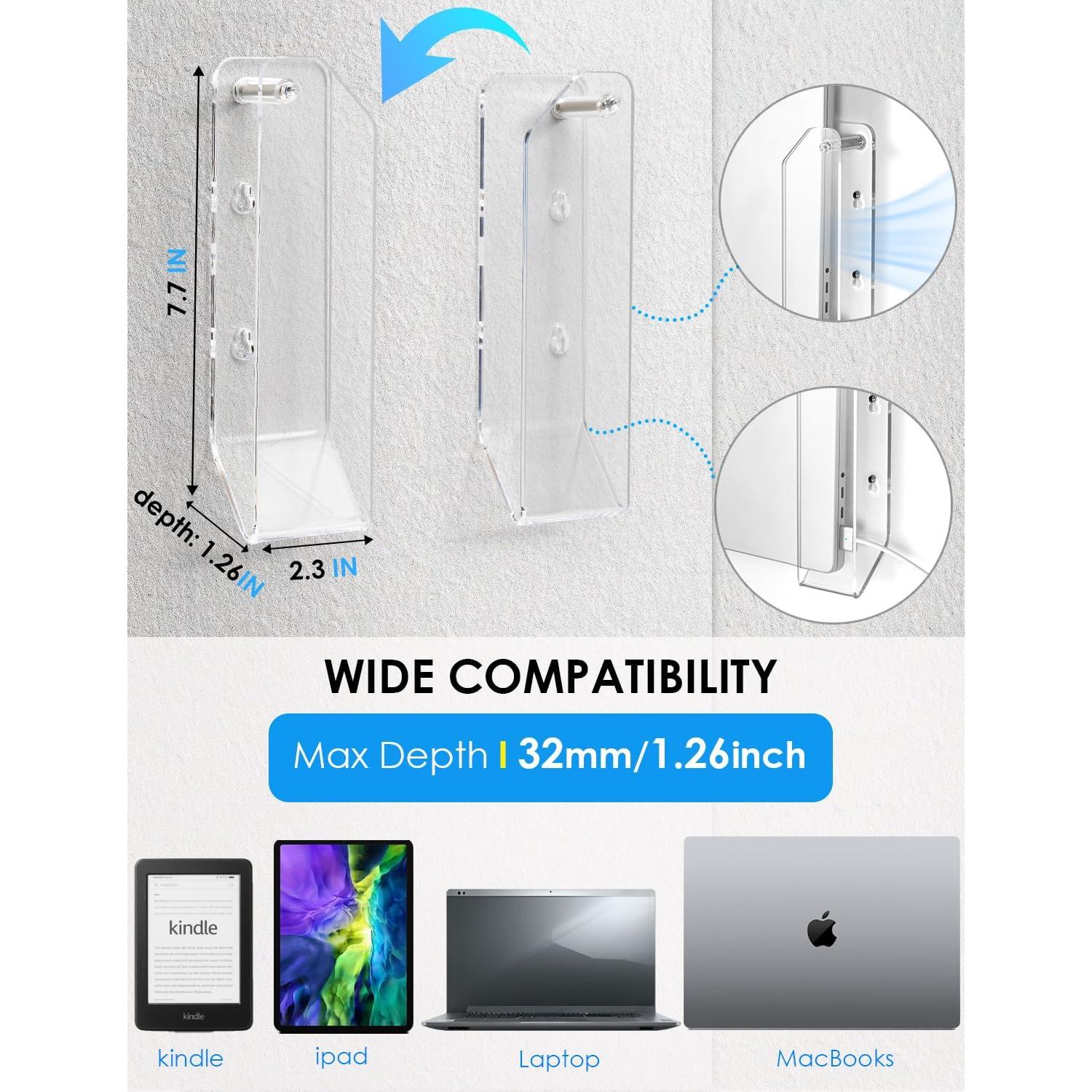 Soporte de Montaje en Pared para Laptop HaoHaio 5.8x19.6cm