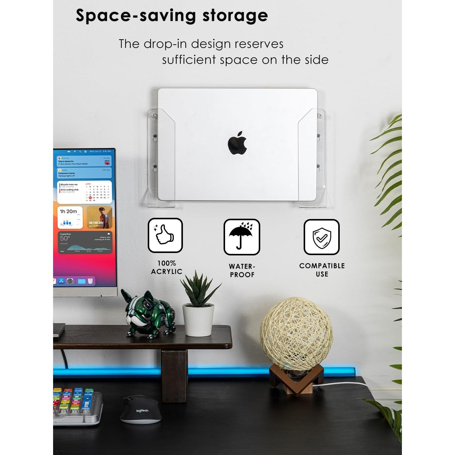 Soporte de Montaje en Pared para Laptop HaoHaio 5.8x19.6cm