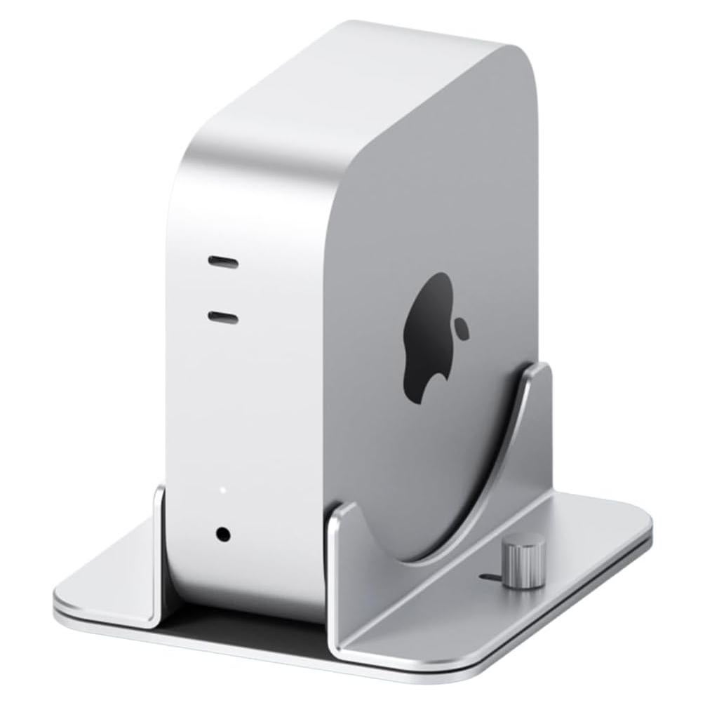 Soporte Vertical Hagibis para Mac Mini M4 - Aluminio Antideslizante