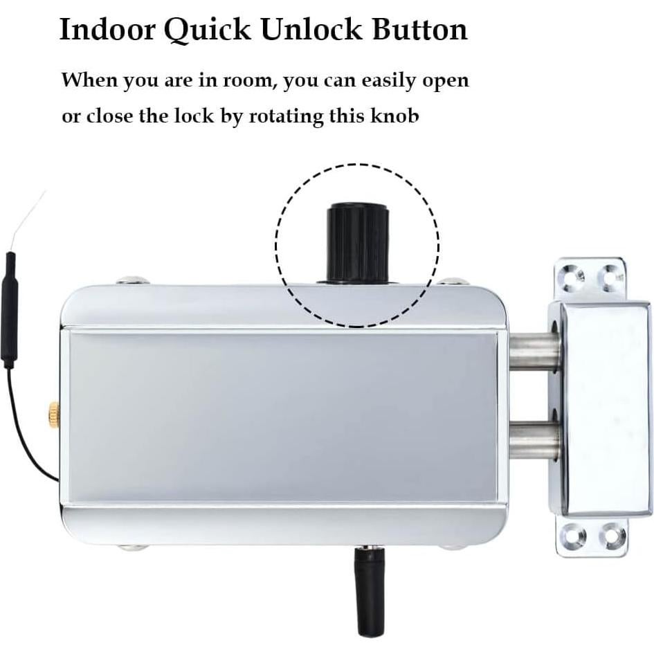 Cerradura Electrónica YUHANUS HXQ908BT Antirrobo Control Remoto