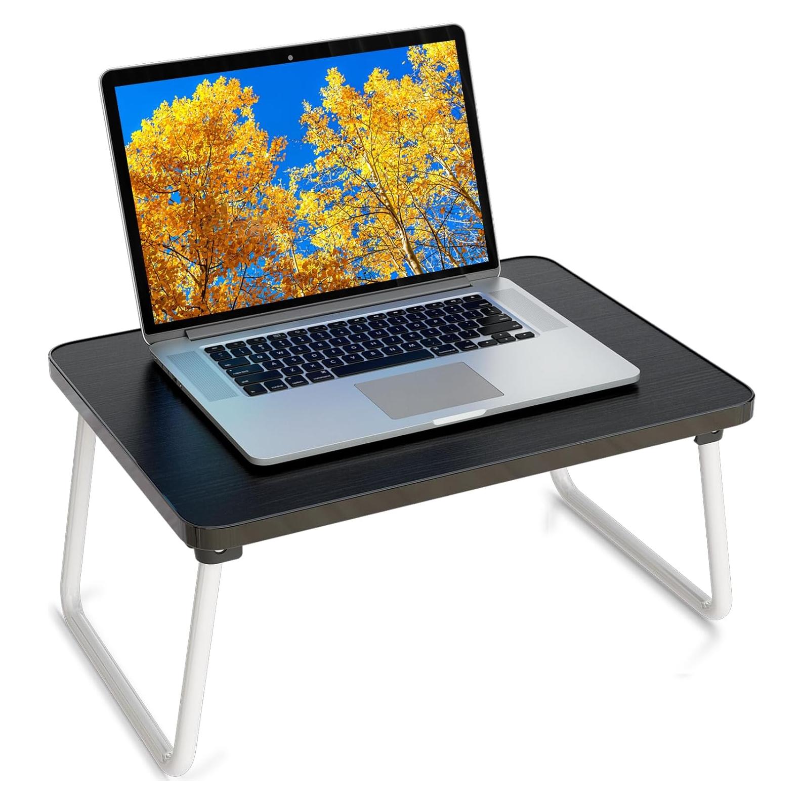 Mesa Plegable para Computadora Portátil Promitop Negra 43cm