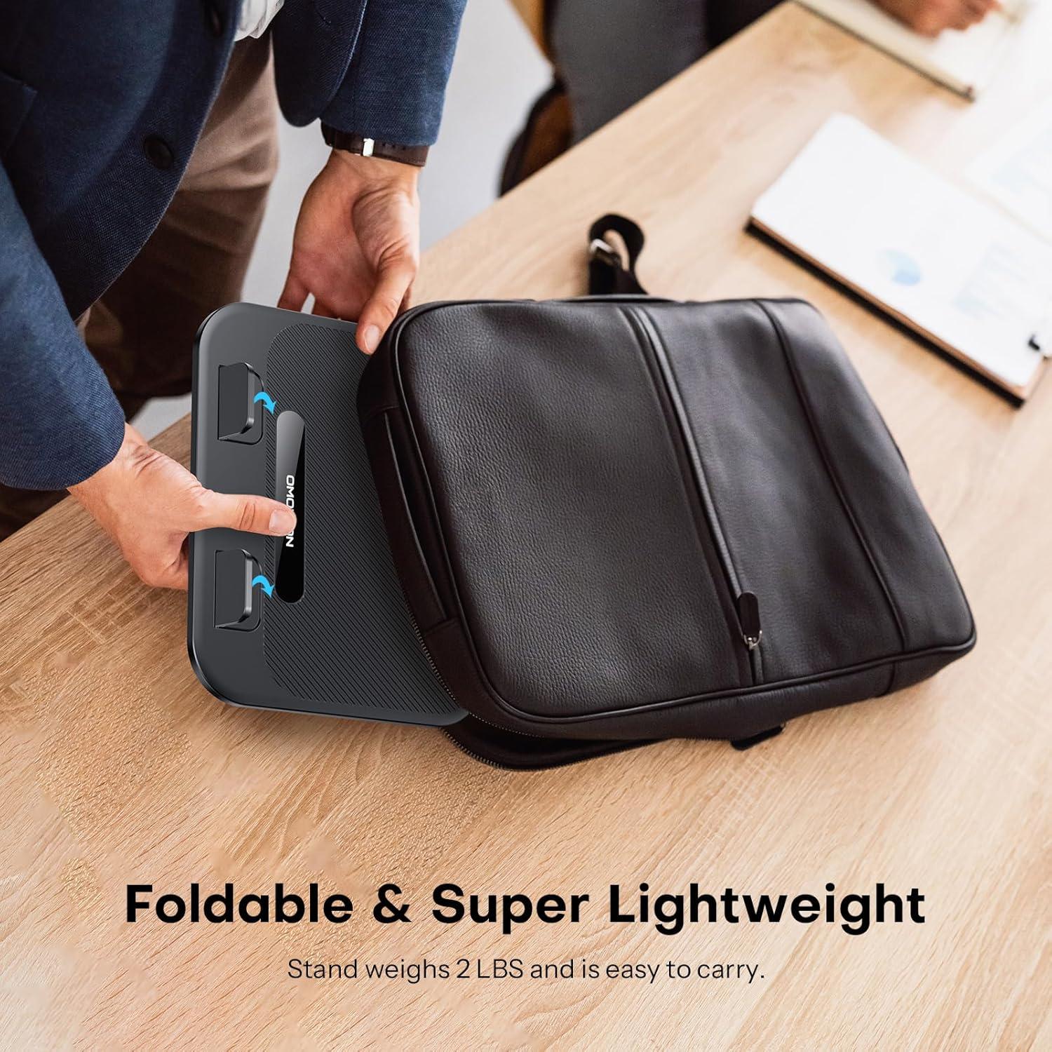 Soporte para Laptop OMOTON Ergonómico 360° Plegable hasta 14"