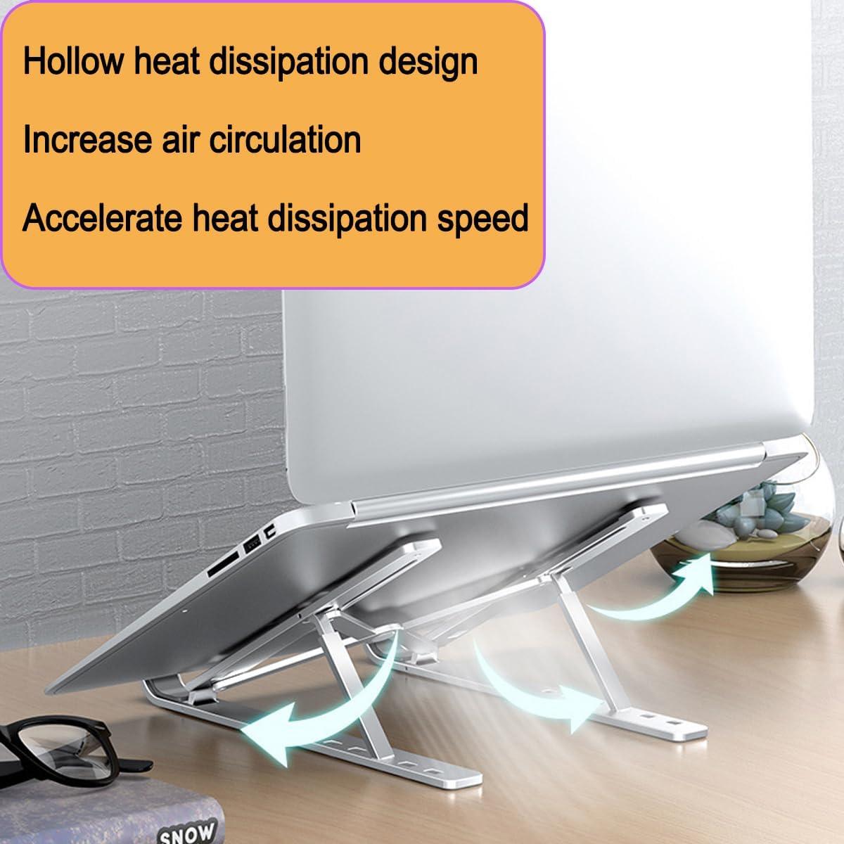 Soporte Plegable Ergonómico KLAQQED para Laptop y Teléfono