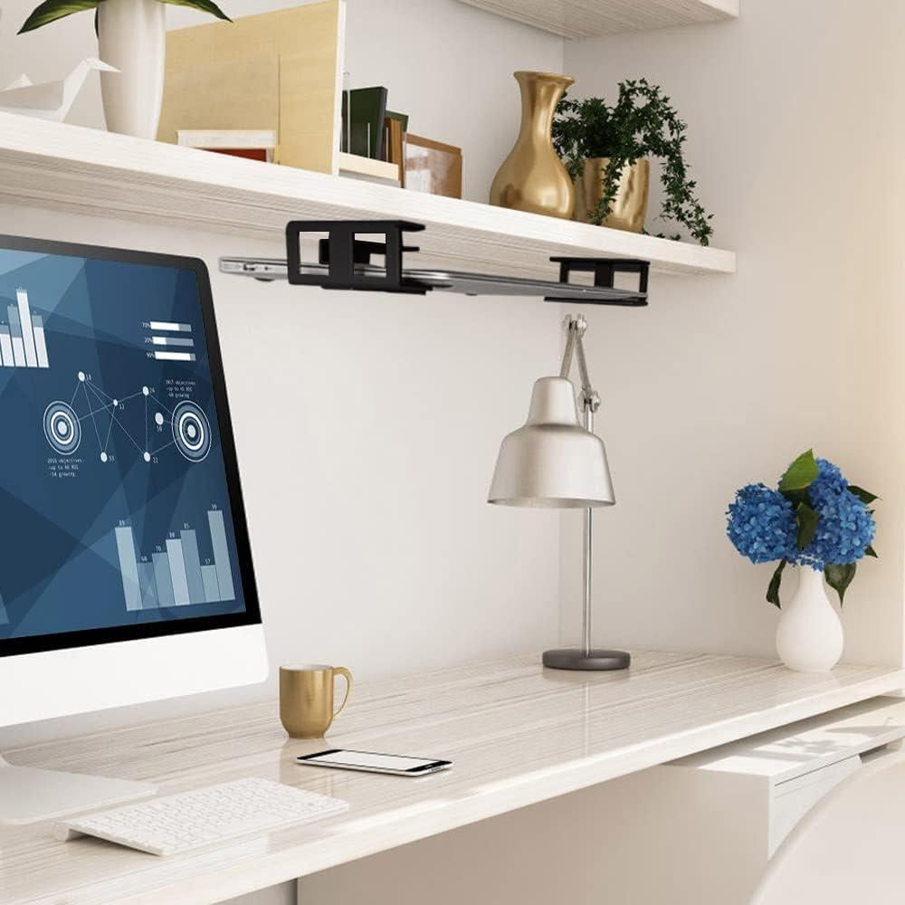 Soporte para Laptop Bajo Escritorio IFCASE - Aluminio Negro