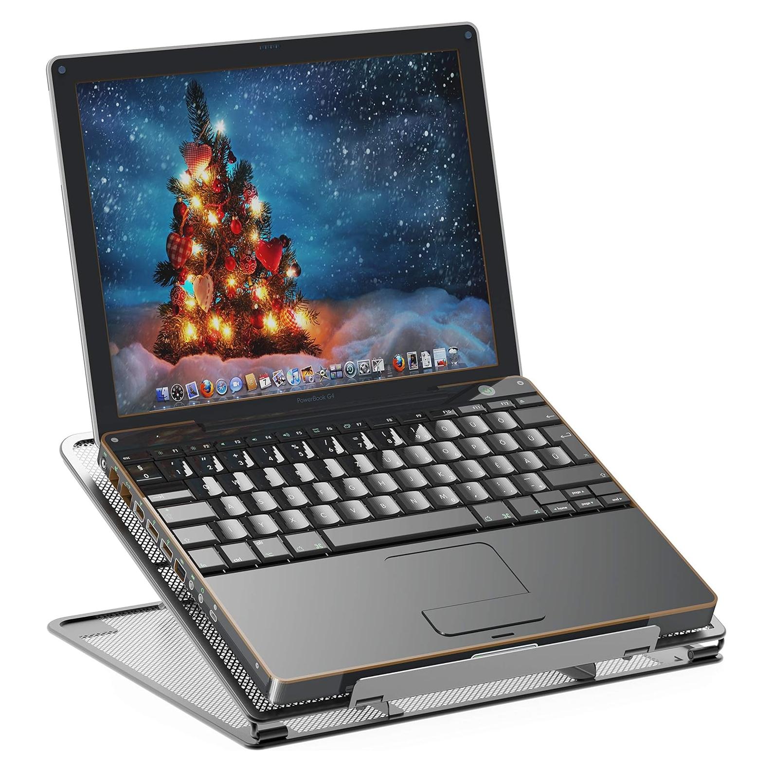 Soporte para Laptop Ajustable Simple Houseware, Malla Ventilada