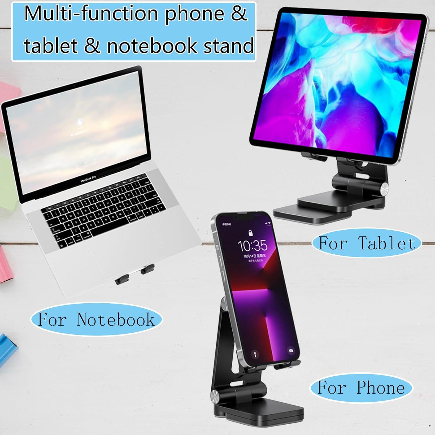 Soporte Plegable para Teléfono Móvil Fanlory Negro - Ajustable