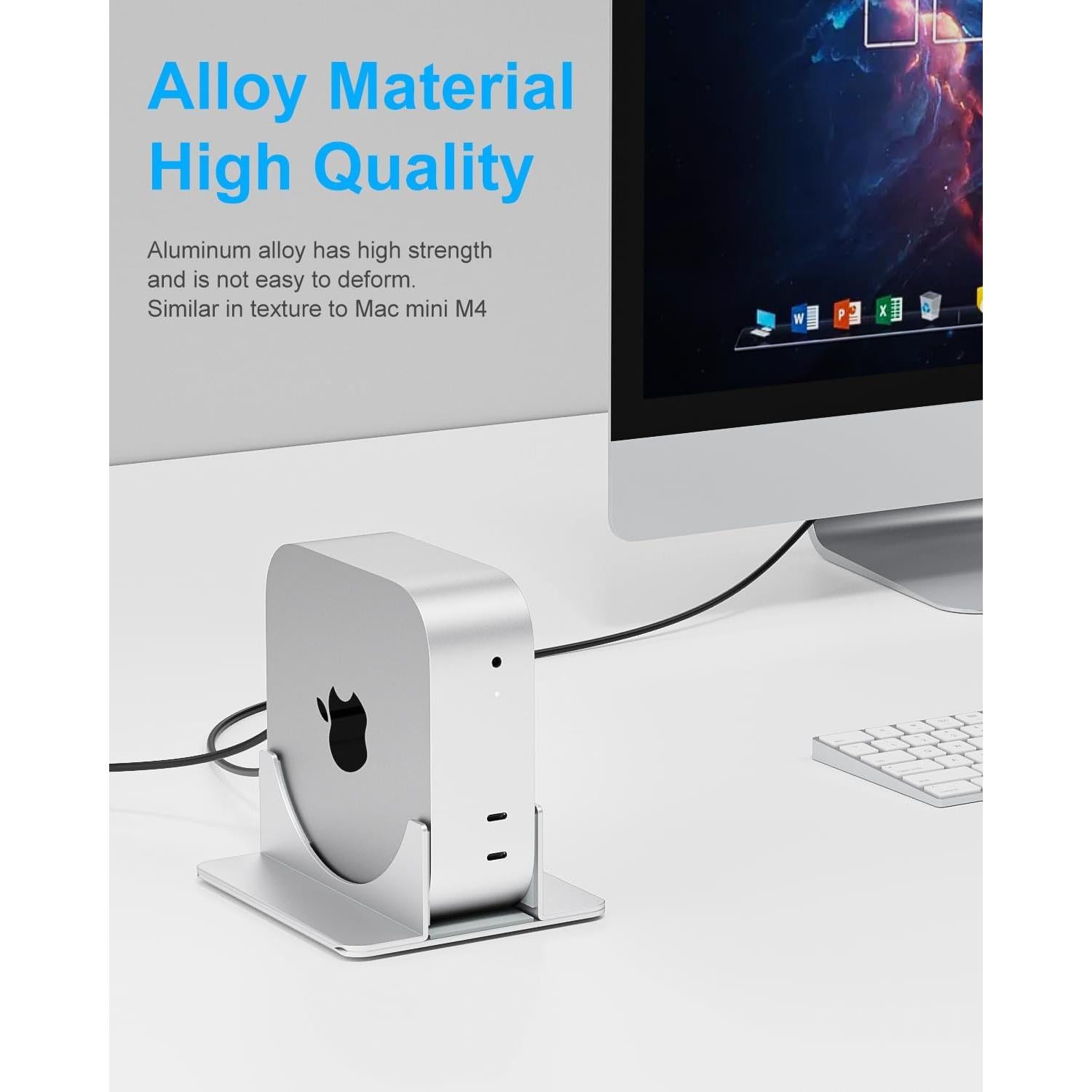 Soporte Vertical para Mac Mini M4 SNANSHI - Ahorra Espacio y Mejora Disipación