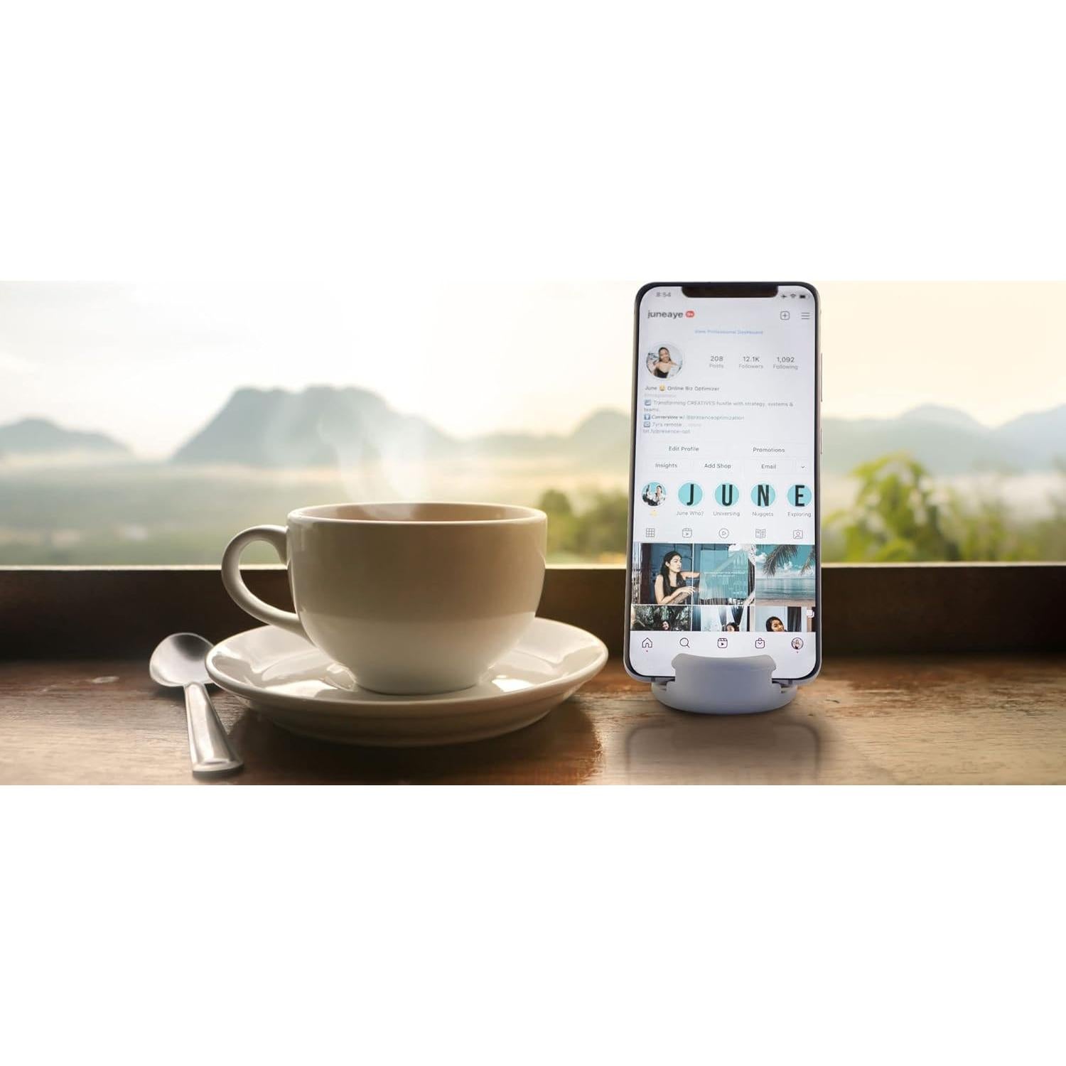 Soporte para Teléfono GoDonut MiNi - Portátil Negro