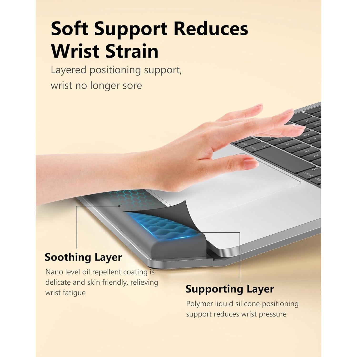 Soporte Ergonómico para Laptop NTMY NH04 Gris 10-17.3''