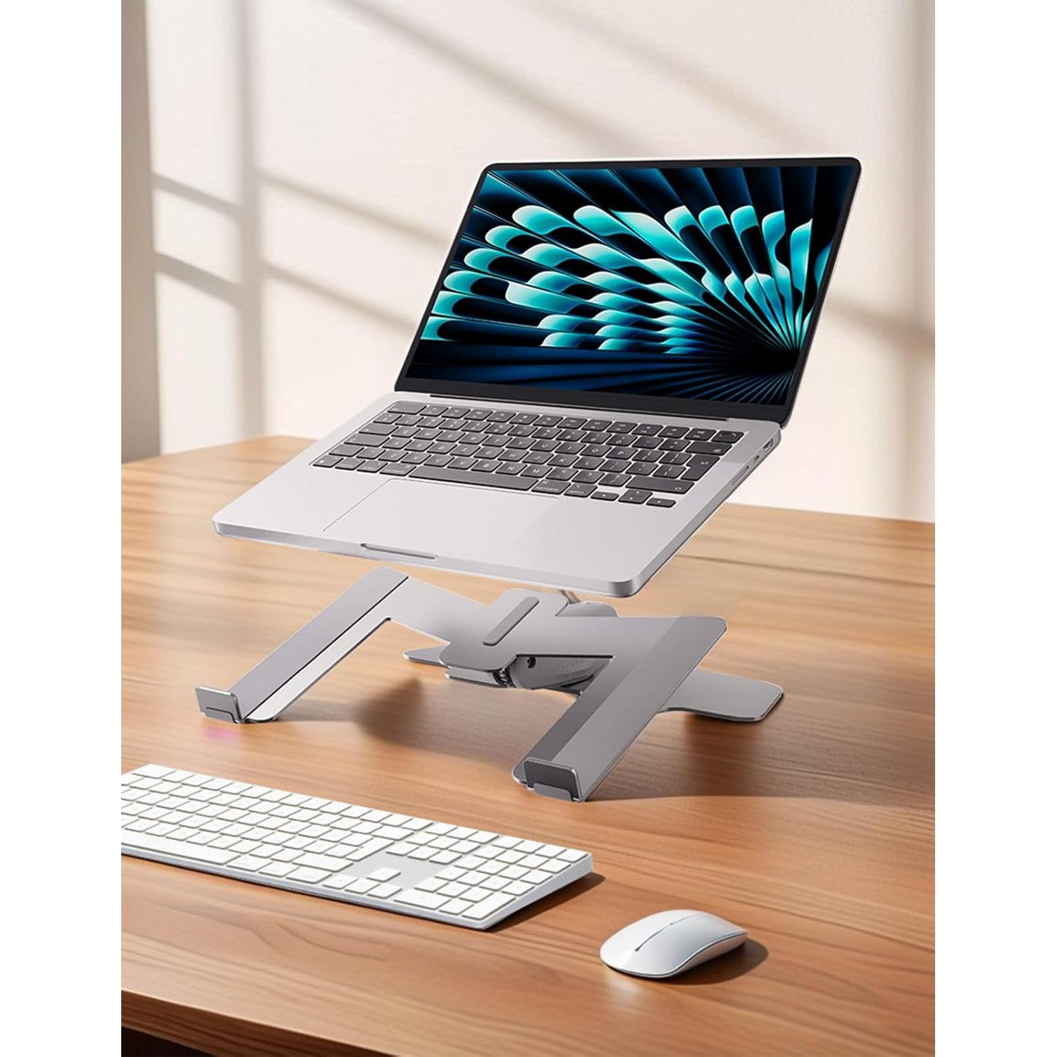 Soporte para Laptop Vaydeer Ajustable Metal 10 Niveles 12-16"