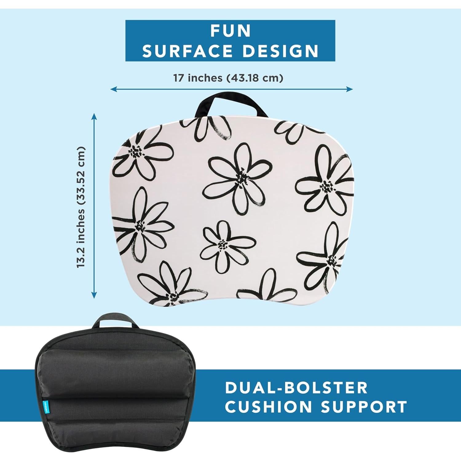 Escritorio Portátil LapGear MyStyle Cojín Flor Cepillada 15.6"