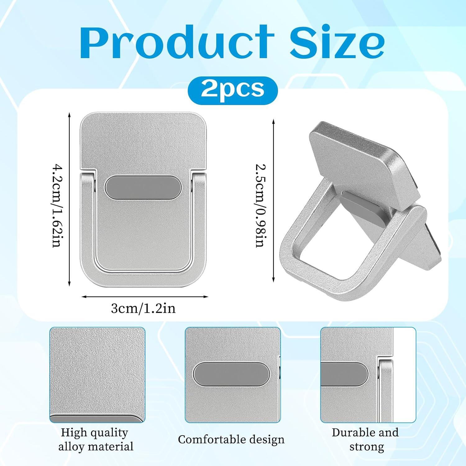 Soporte Elevador de Teclado SynHHergyx 2 Pcs Plata Portátil