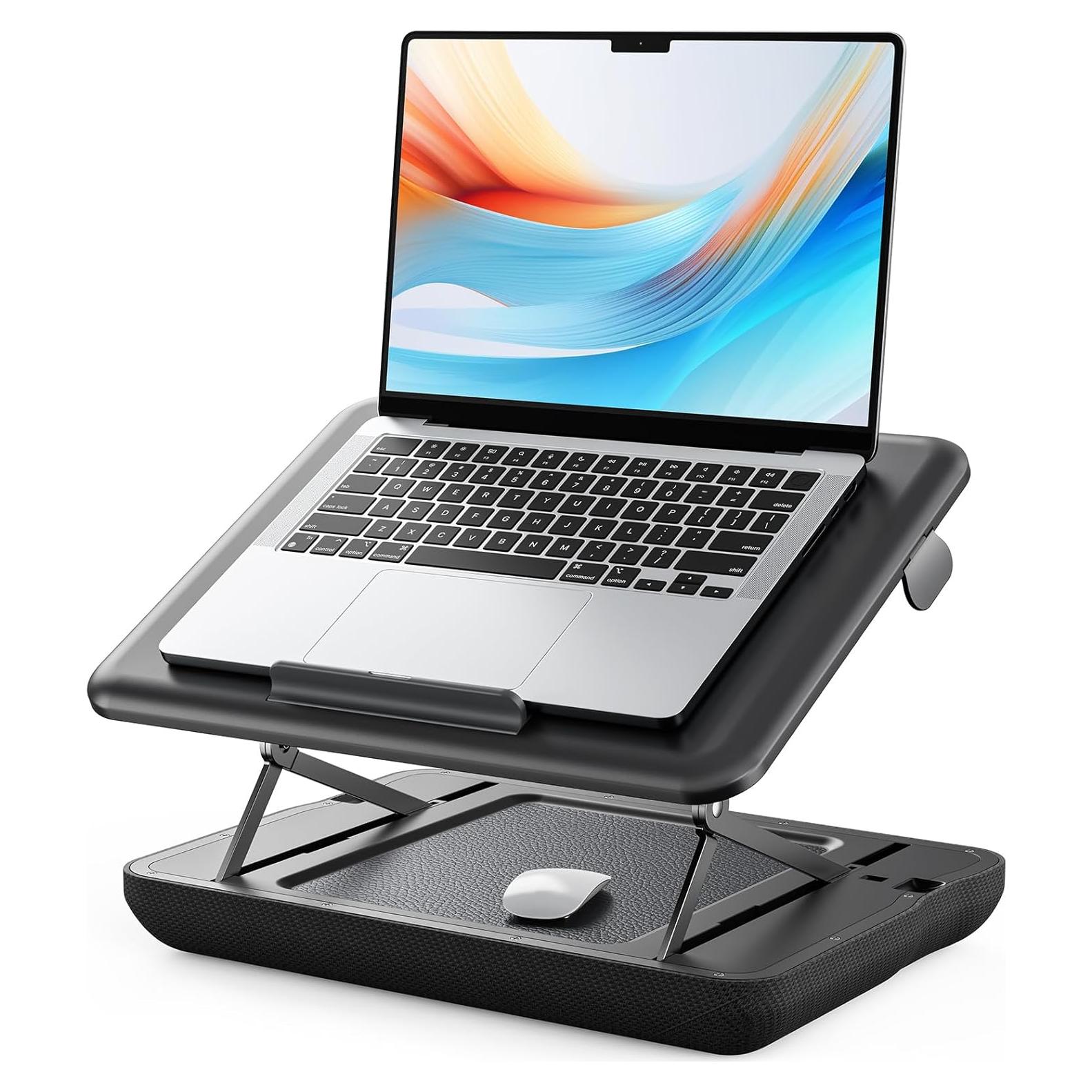 Soporte Ajustable para Laptop SAIJI - Hasta 39.6 cm Negro