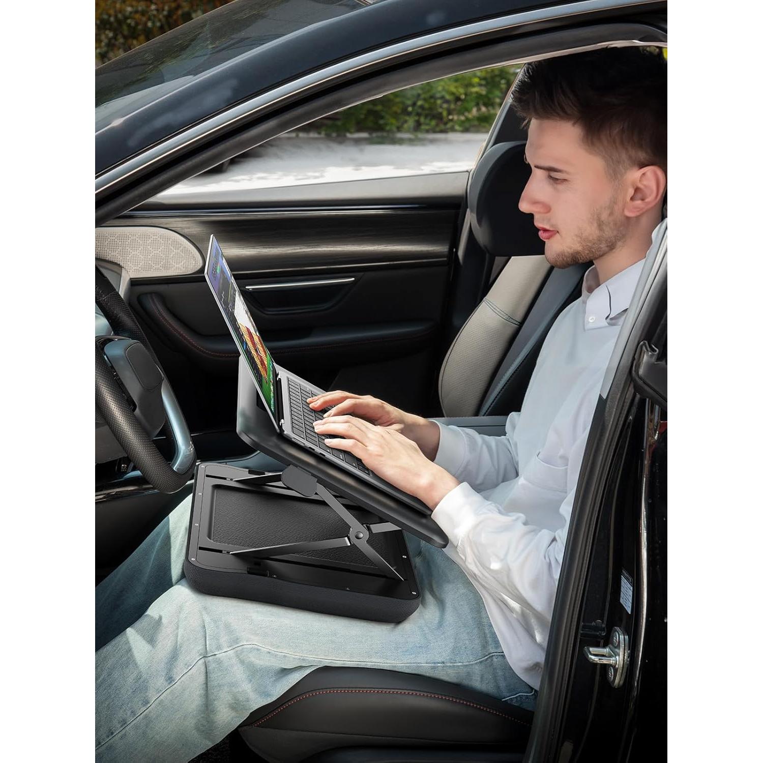 Soporte Ajustable para Laptop SAIJI - Hasta 39.6 cm Negro