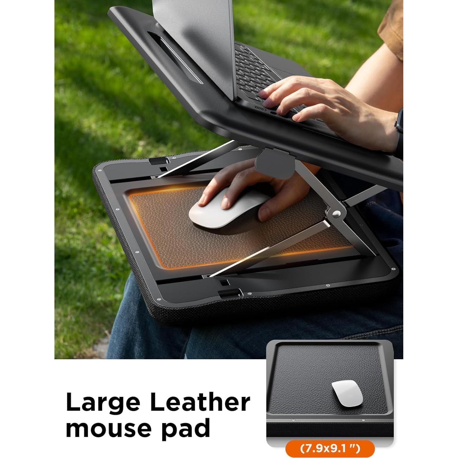 Soporte Ajustable para Laptop SAIJI - Hasta 39.6 cm Negro