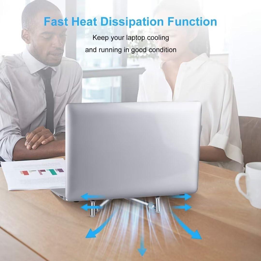 Soporte de Laptop Ajustable USonline911 - Aluminio Ergonómico 12-17"