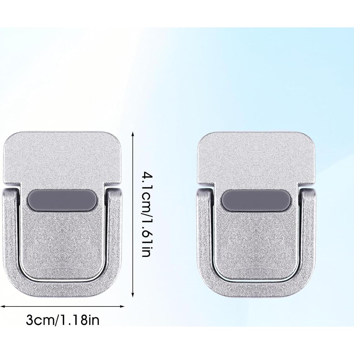 Soporte de Teclado Portátil Mabor 2 Pcs Plata Plegable