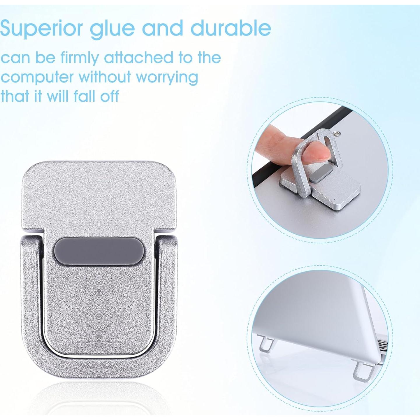 Soporte de Teclado Portátil Mabor 2 Pcs Plata Plegable