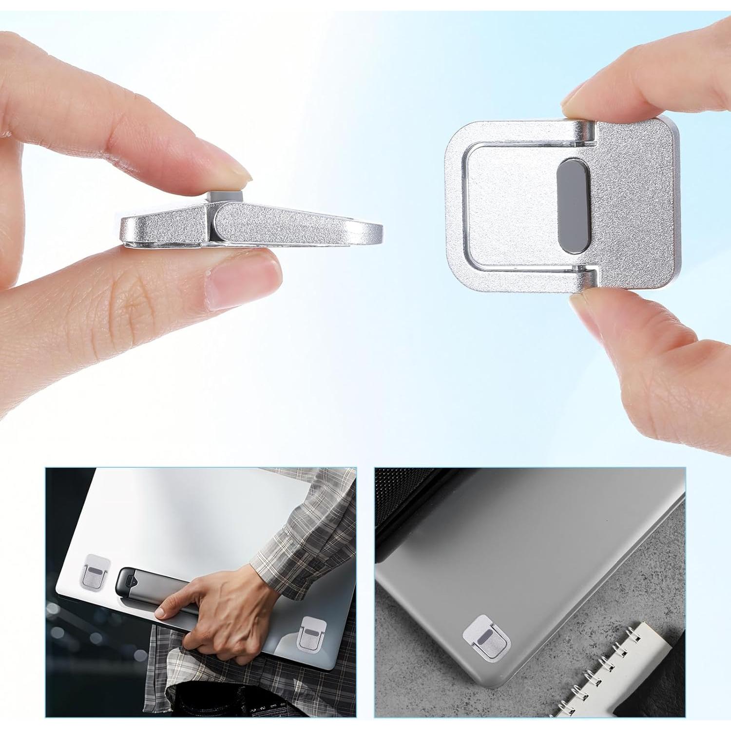 Soporte de Teclado Portátil Mabor 2 Pcs Plata Plegable