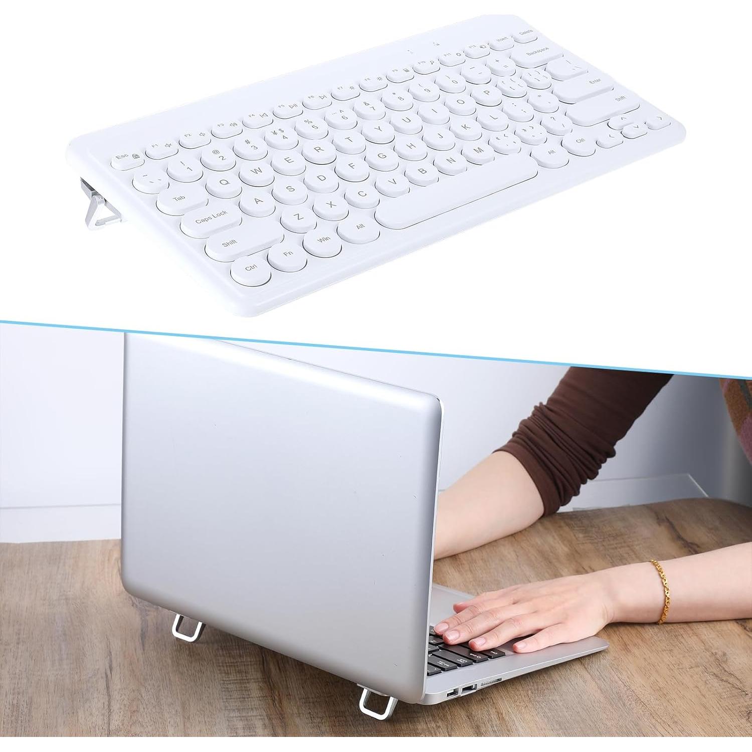 Soporte de Teclado Portátil Mabor 2 Pcs Plata Plegable