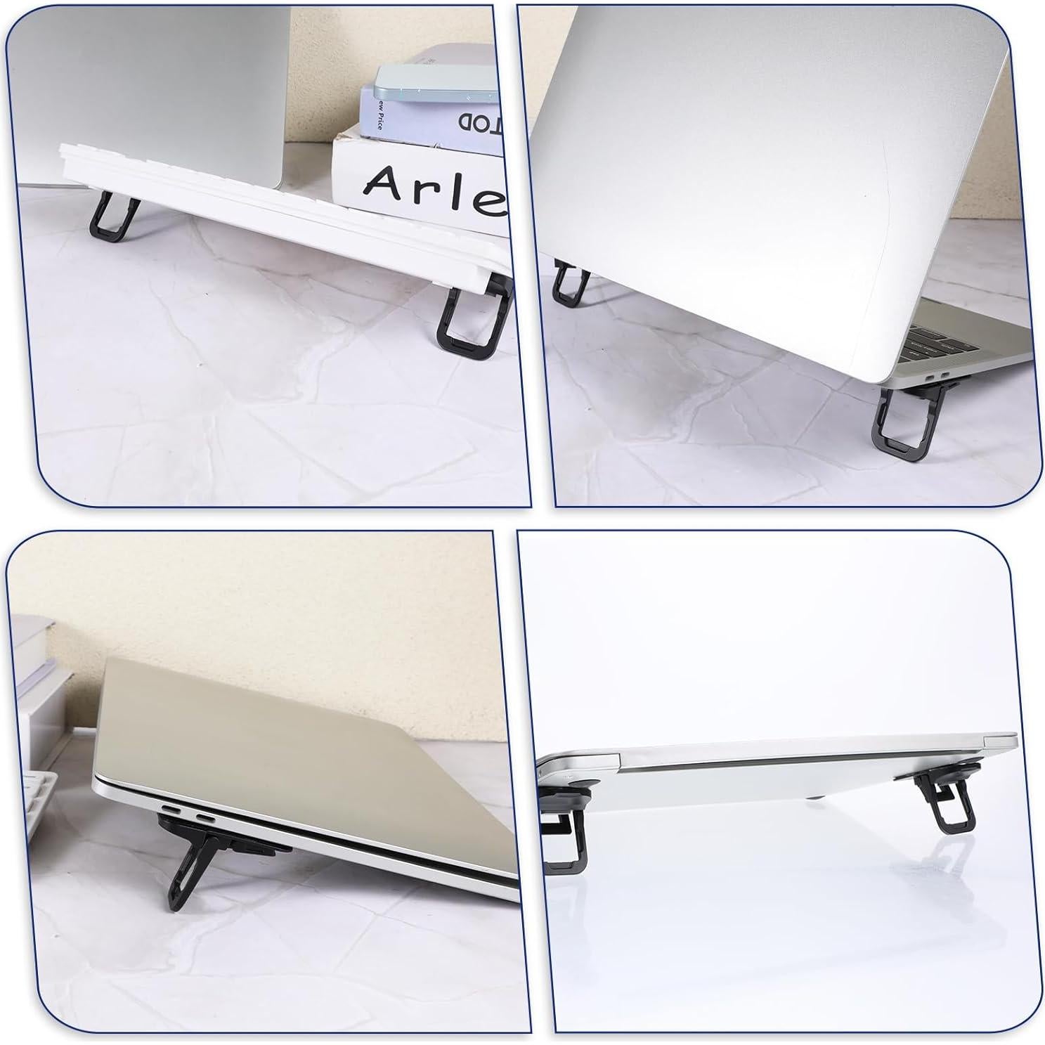 Soporte Plegable para Teclado Larrel - 2 Pcs Ajustable Negro