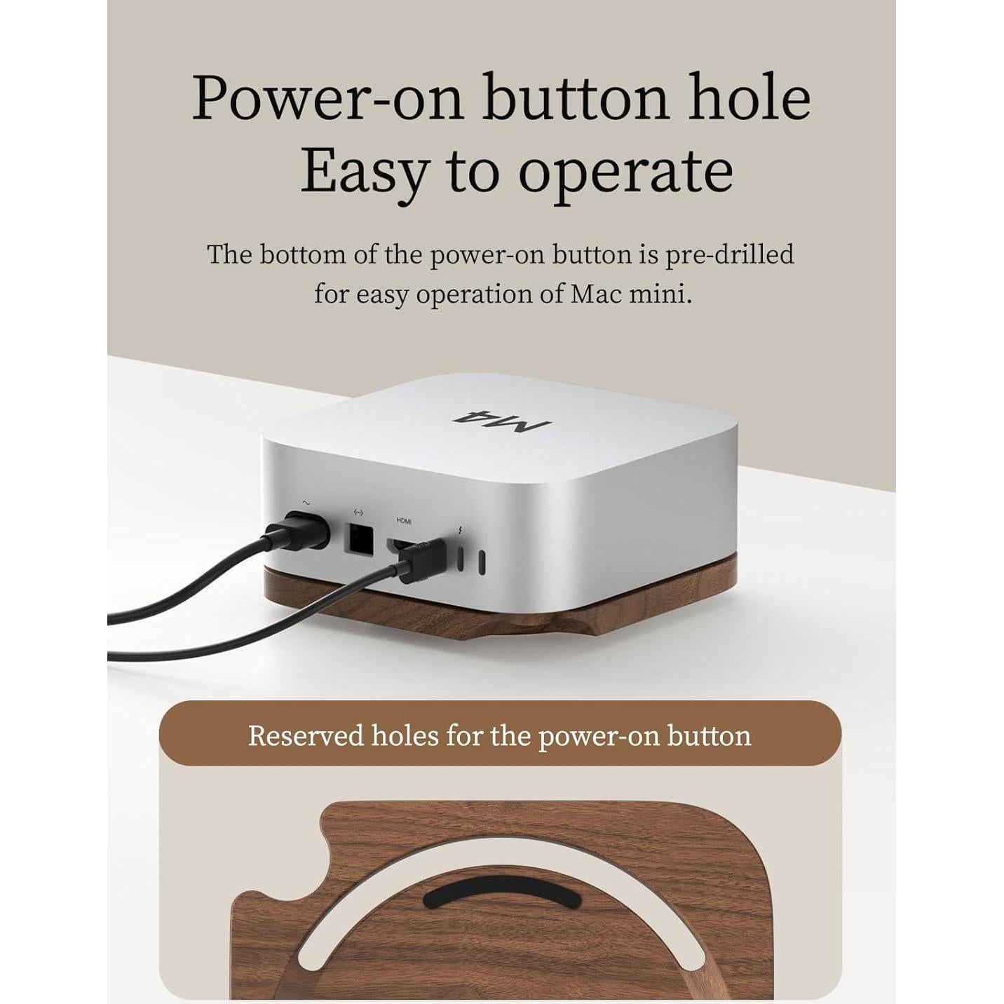 Soporte de Escritorio Hagibis para Mac Mini M4 Pro 2024