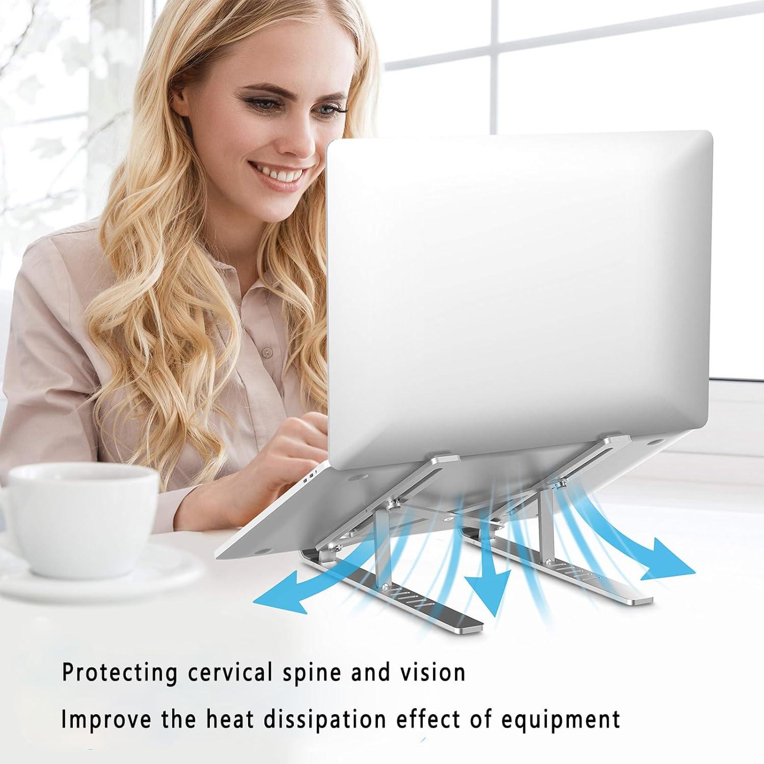 Soporte para Laptop T Legend Rosa 9-15 Pulgadas Ajustable